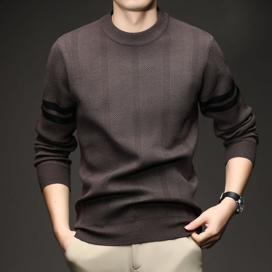 Leon Men's Crewneck Knit Sweater - Vonnera