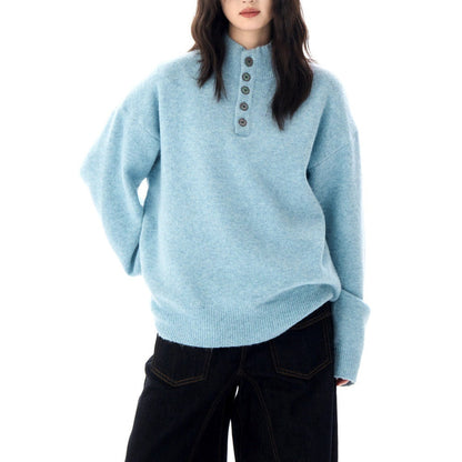 Women's Henley Sweater - Vonnera