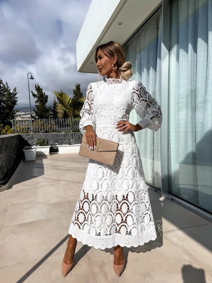 Stella | Women’s Summer Long Sleeve Evening Dress
