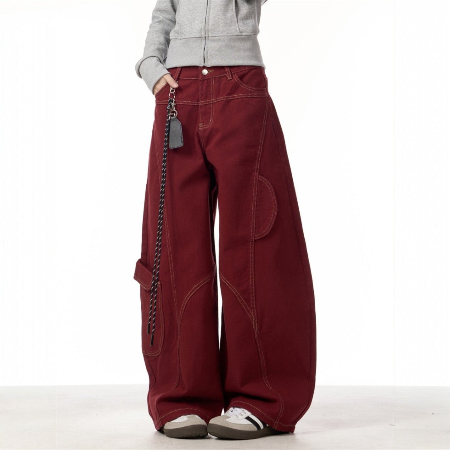 Women's Wide Leg Cargo Pants - Vonnera