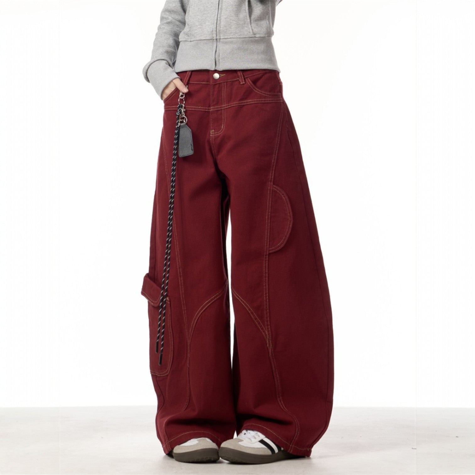 Women's Wide Leg Cargo Pants - Vonnera