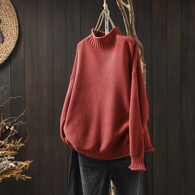 Women's Chunky Sweater Textured Knit - Vonnera