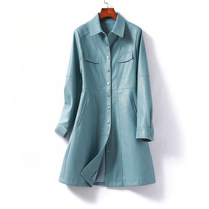 Sheepskin Leather Coat - Vonnera