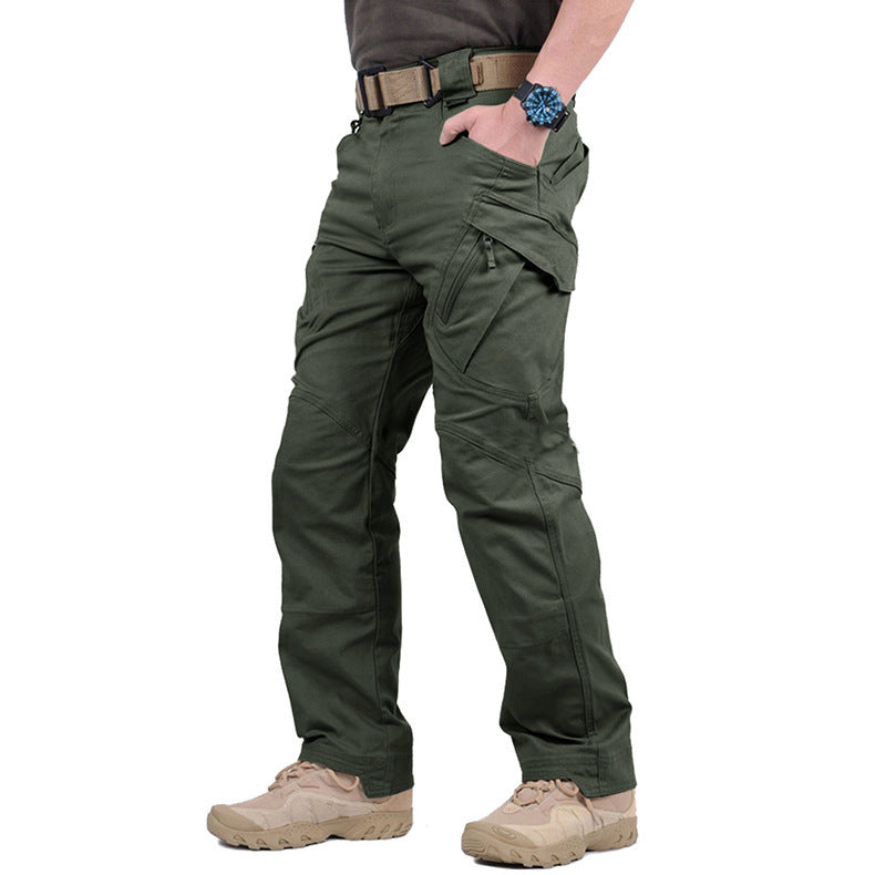 Men's Straight Leg Cargo Pants Multi Pocket