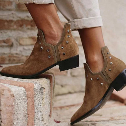 Women's Pointed Toe Slip-On Boots