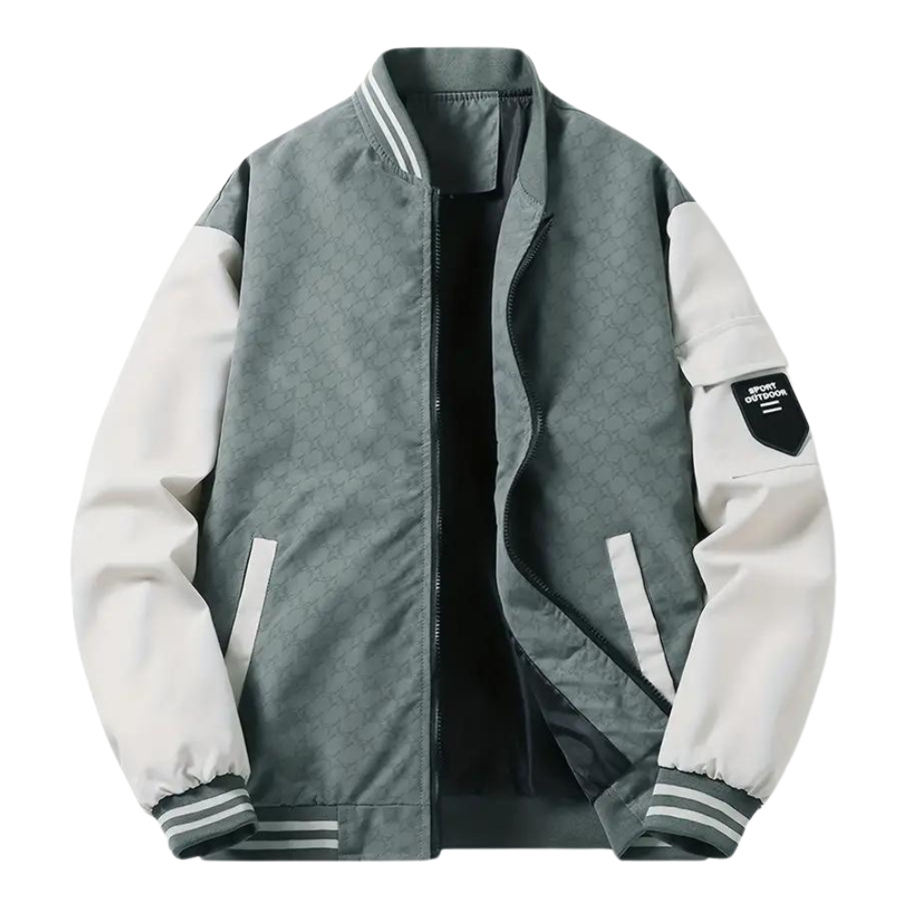 Men's Slim Fit Baseball Jacket - Vonnera