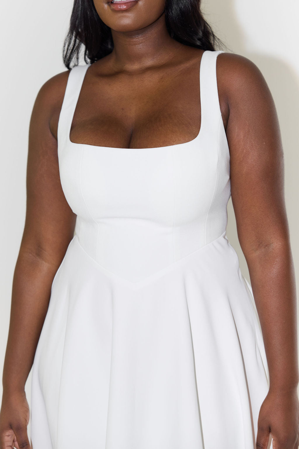 Women's Midi Dress Flattering Fit