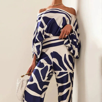 Off-Shoulder Two Piece Summer Outfit for Women – Chic & Comfortable Style 3