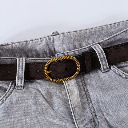 Charlotte Suede Belt