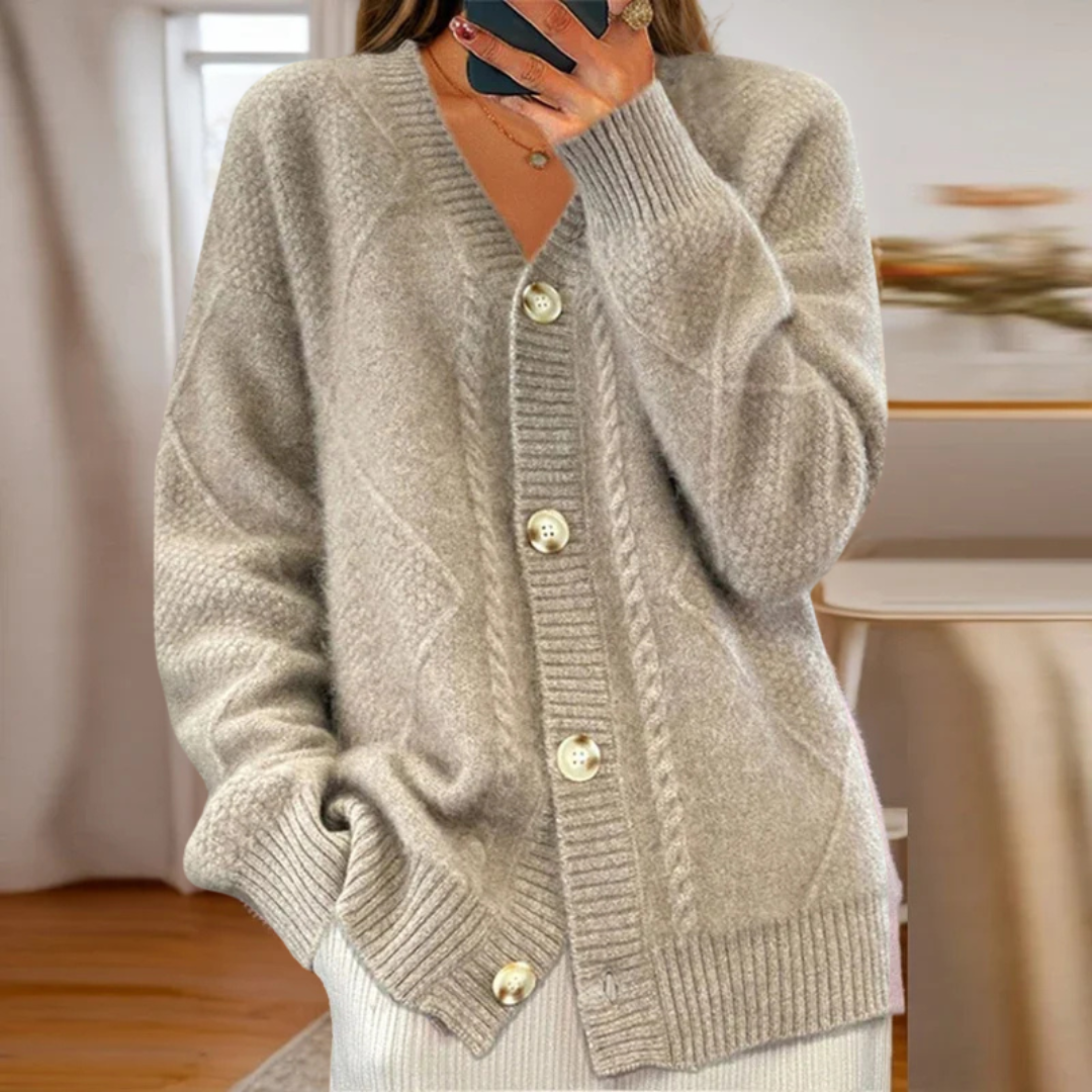 Reagan Women's Cable Knit Cardigan