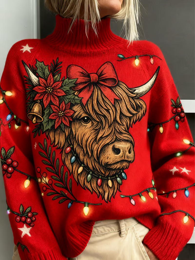 Women's Classic Christmas Sweater - Vonnera