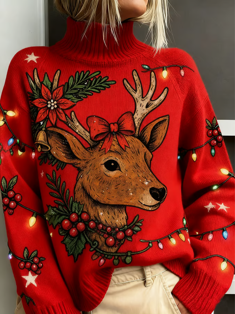 Women's Christmas Sweater Cozy - Vonnera