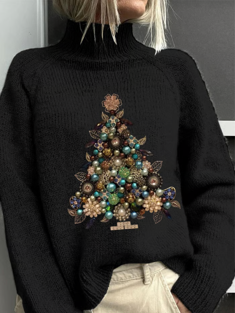 Women's Elegant Christmas Sweater - Vonnera