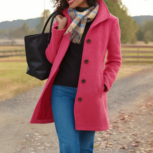 Classic Button Coat - Vonnera