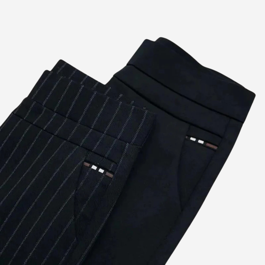 Women's High-Waist Stretch Pants Comfortable Fit - Vonnera