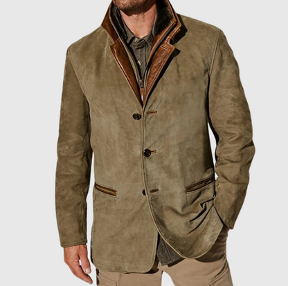 Men's Vintage Jacket Autumn Brown