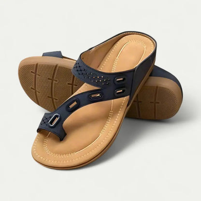 Women's Supportive Sandals Comfortable Slip-Ons - Vonnera