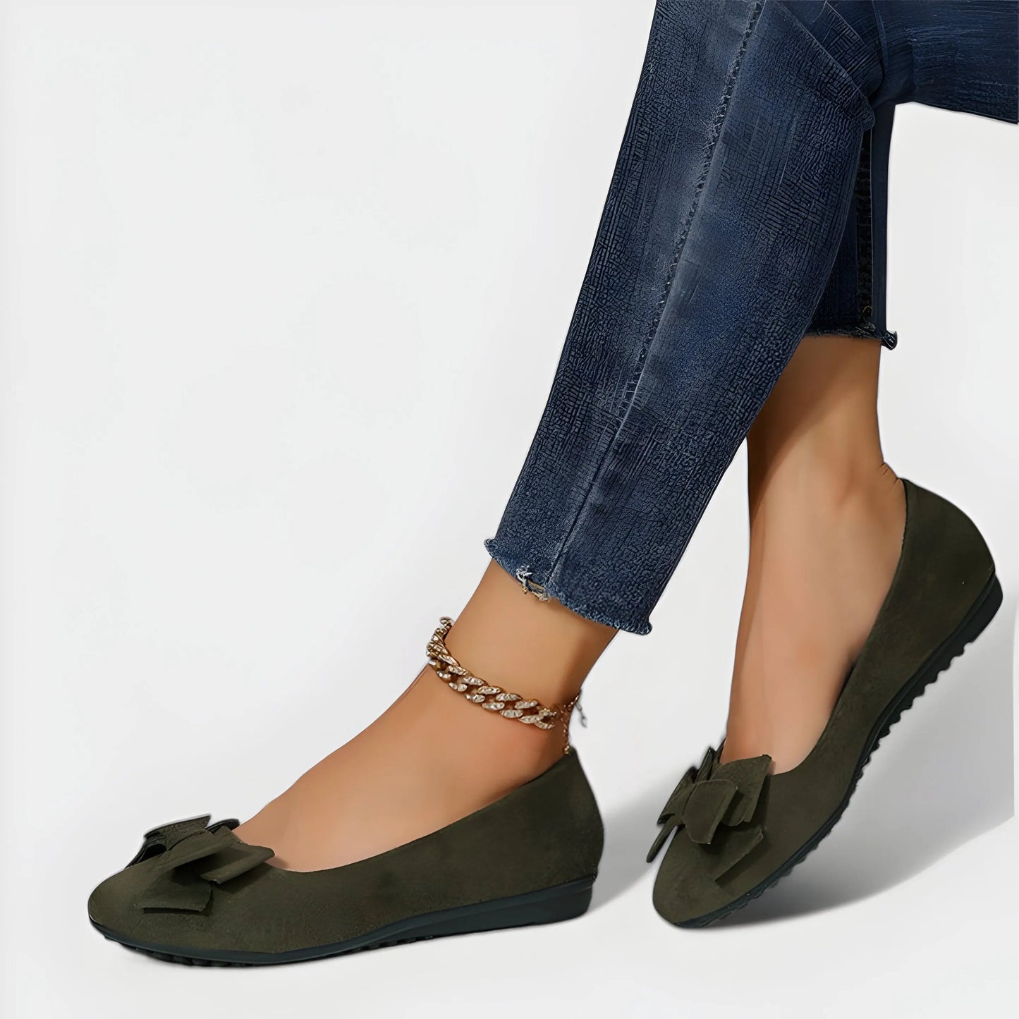 Women's Ballet Flats Comfortable Round Toe Shoes - Vonnera