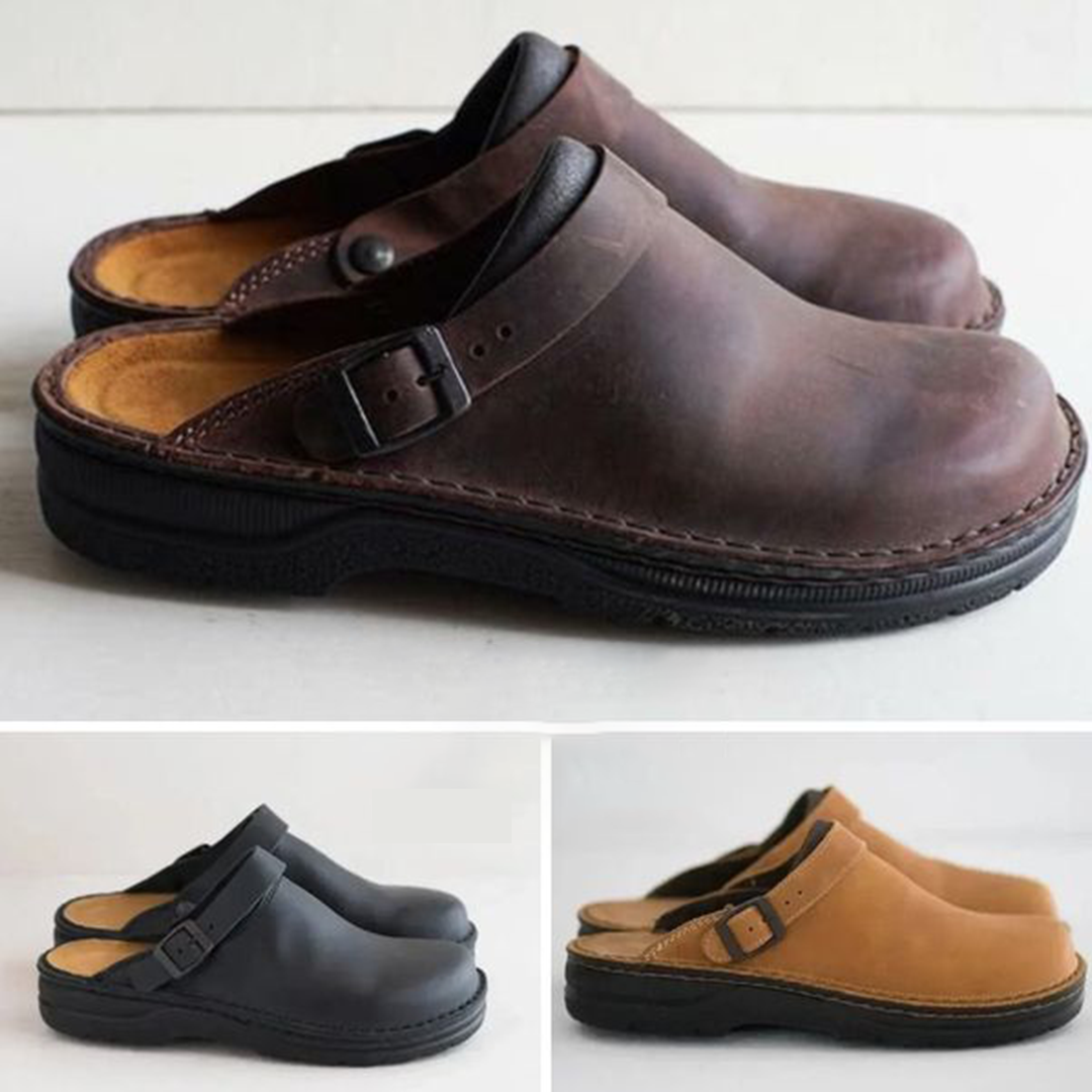 Orthopedic leather clogs - Vonnera