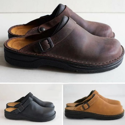 Orthopedic leather clogs - Vonnera