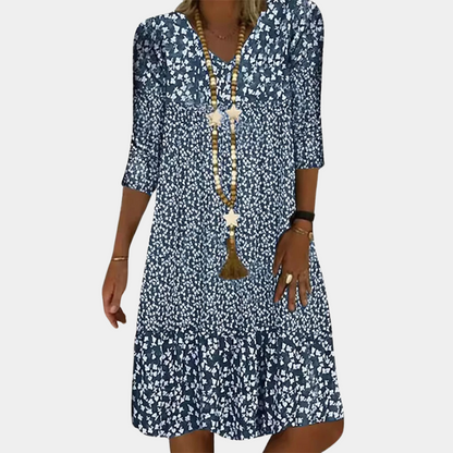 Women's Midi Dress Printed Comfortable