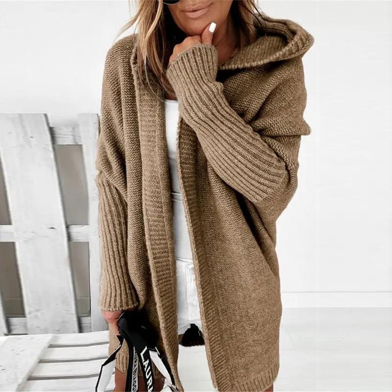 Women's Oversized Hooded Cardigan Cozy - Vonnera