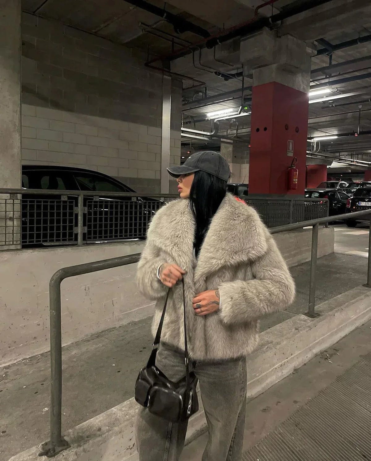 Women's Faux Fur Coat Warm Winter