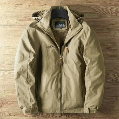 Men's Waterproof Outdoor Jacket Breathable With Hood