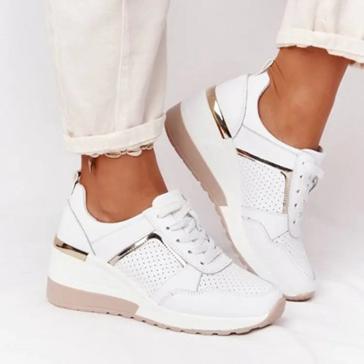 Women's Wedge Sneakers Comfortable - Vonnera