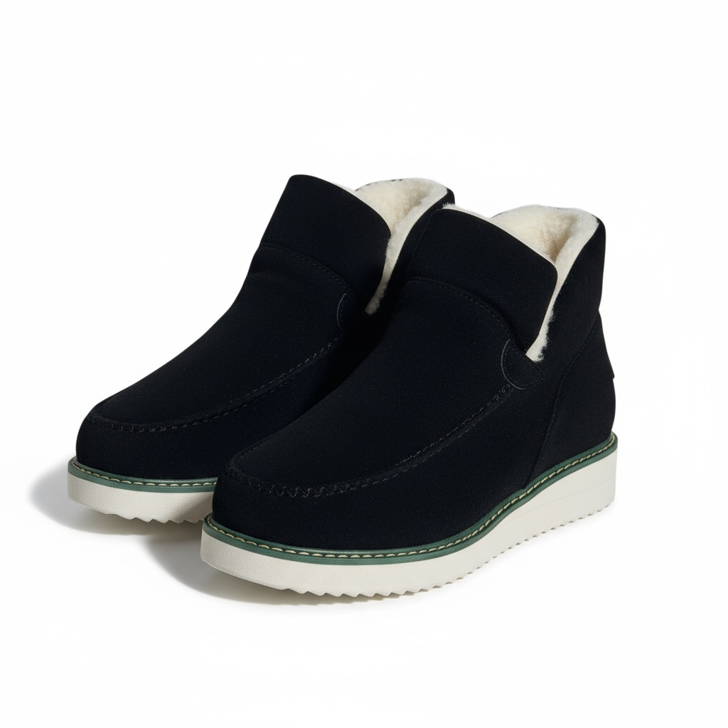 Women's Moc Toe Ankle Boots Low Platform
