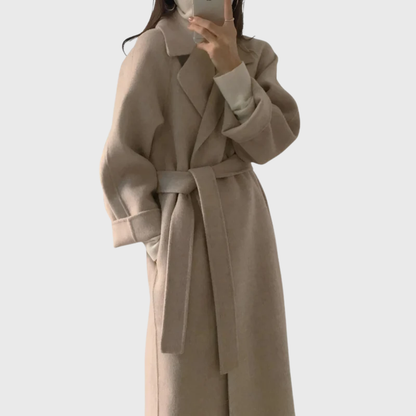 Women's Long Belted Coat