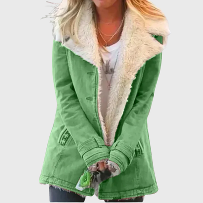 Women's Winter Coat Wide Collar - Vonnera