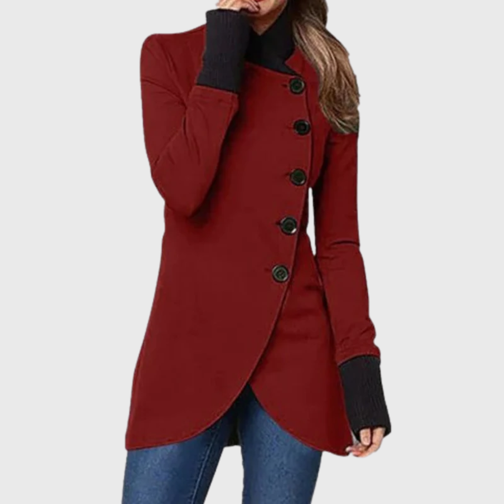 Women's Asymmetrical Tailored Coat