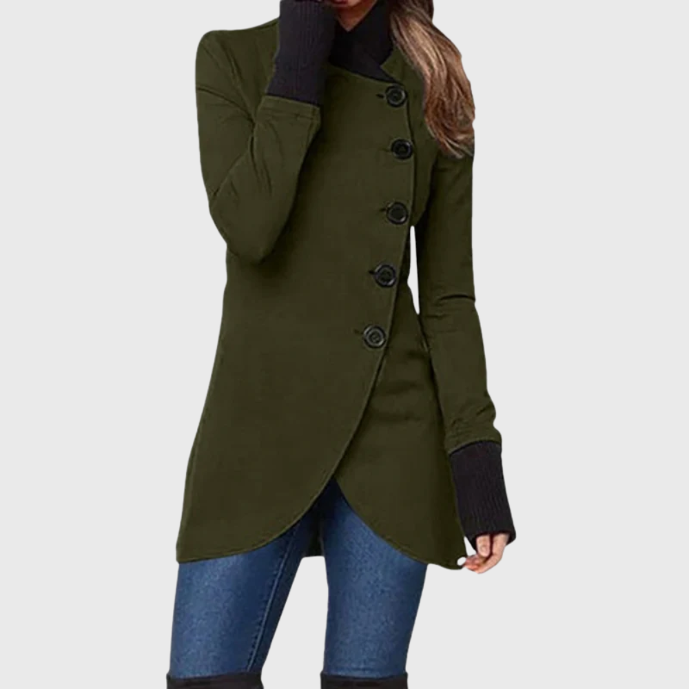 Women's Asymmetrical Tailored Coat