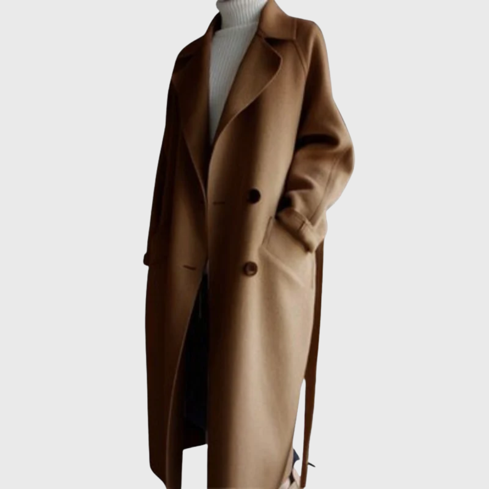 Women's Lapel Coat Button Front