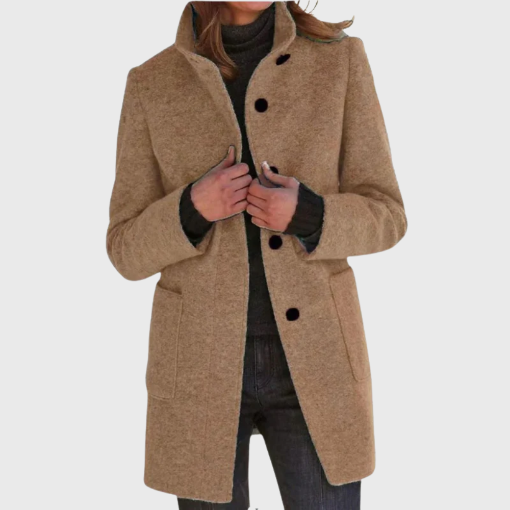 Women's Flattering Overcoat - Vonnera