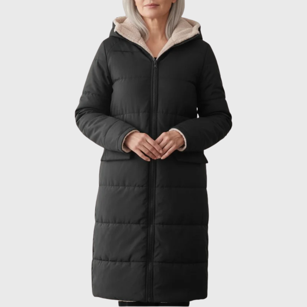 Reversible Puffer Coat Lined Water Resistant