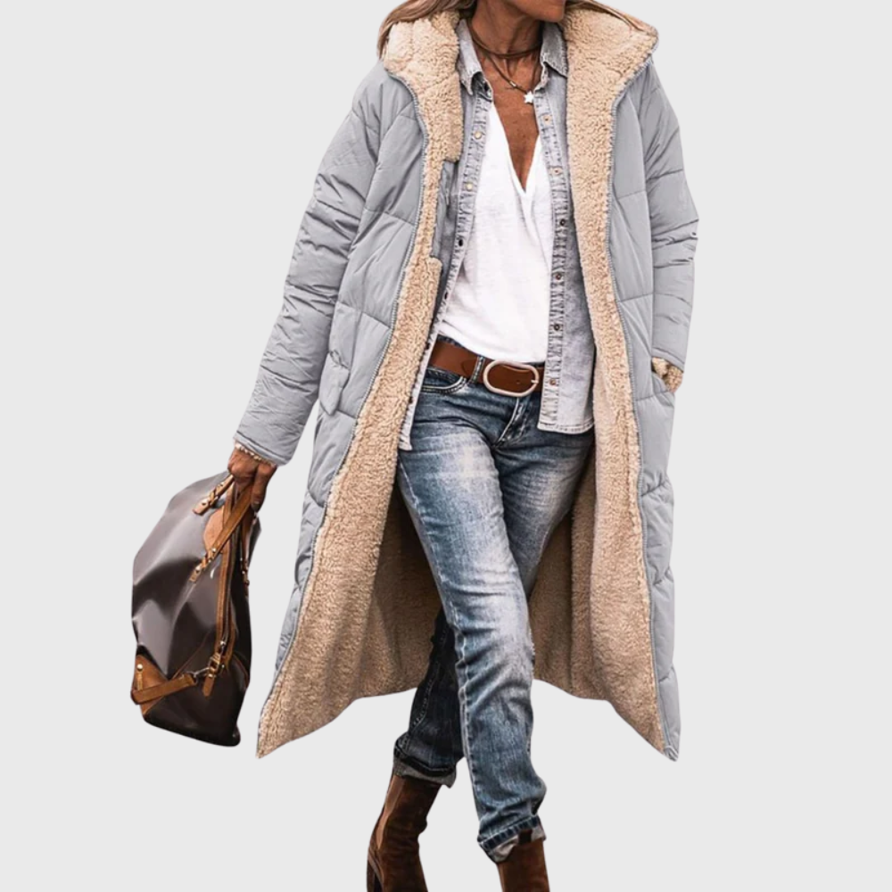 Reversible Puffer Coat Lined Water Resistant