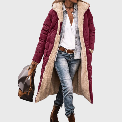 Reversible Puffer Coat Lined Water Resistant