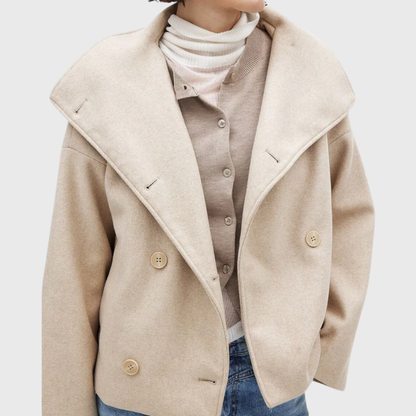 Women's Cropped Double Breasted Jacket