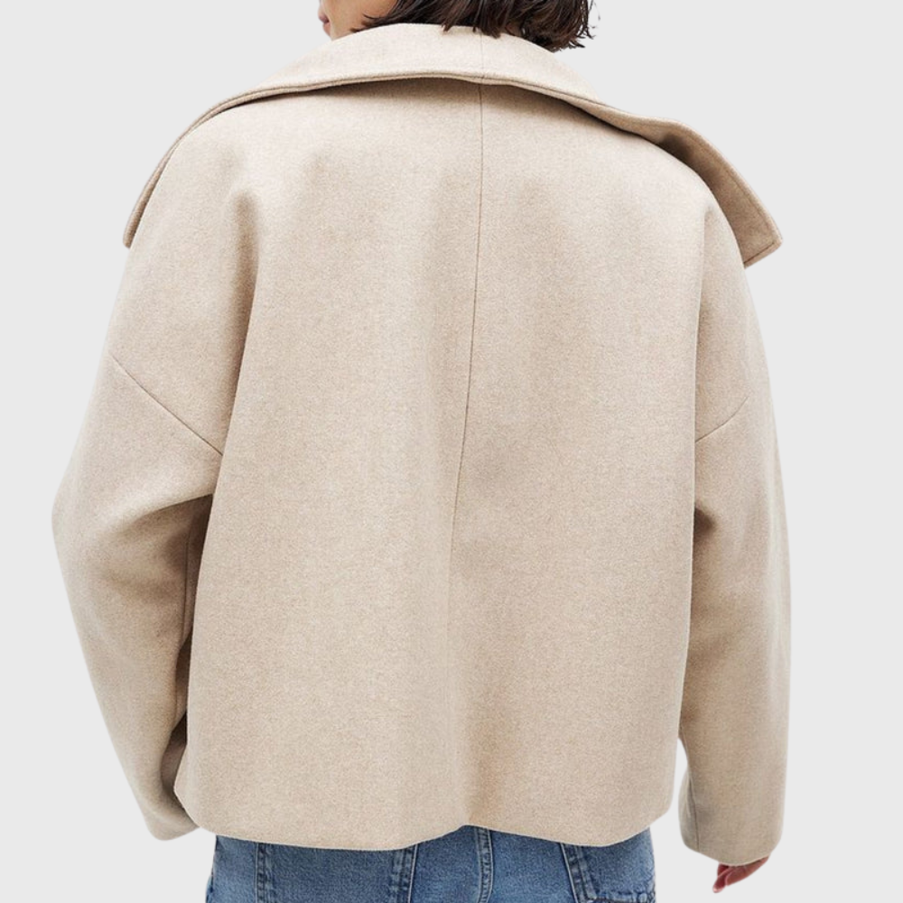 Women's Cropped Double Breasted Jacket