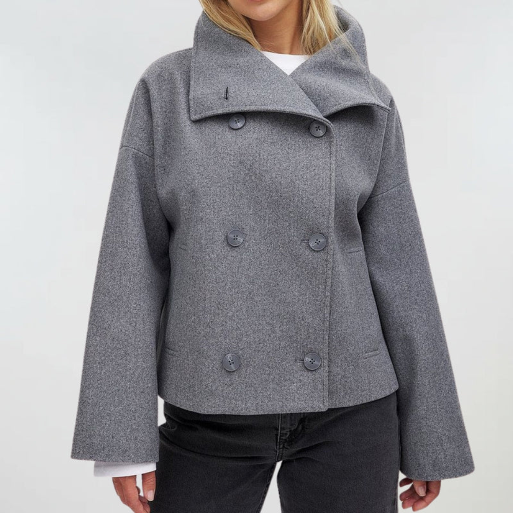 Women's Wide Lapel Coat