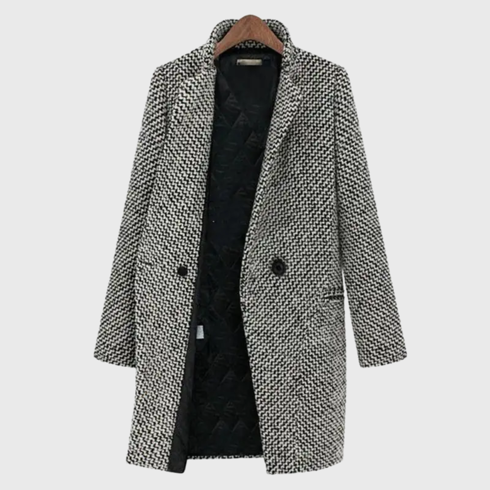 Women's Single Breasted Tailored Coat - Vonnera
