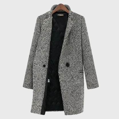 Women's Single Breasted Tailored Coat - Vonnera