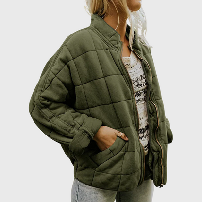 Women's Quilted Puffer Jacket - Vonnera