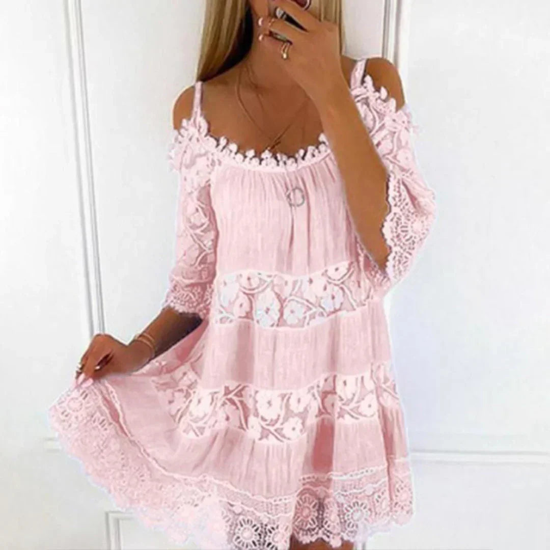 Women's Cold Shoulder Summer Dress