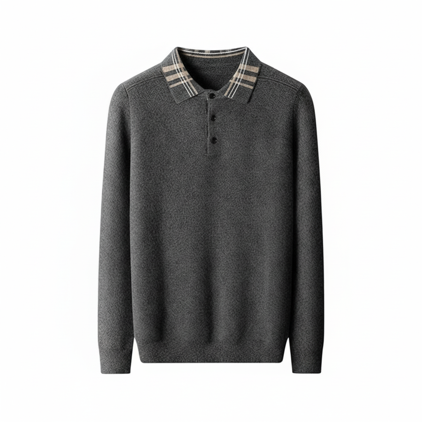 Men's Polo Collar Sweater - Vonnera