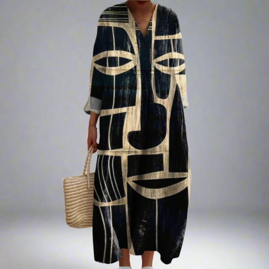 Julianna™ | Elegant Geometric Dress
