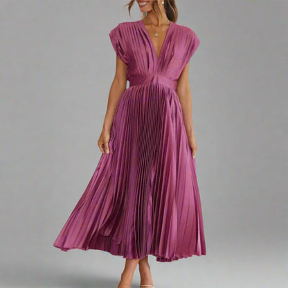 Samantha Women's Midi Dress Elegant