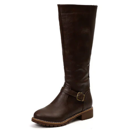 Women Knee High Leather Boots